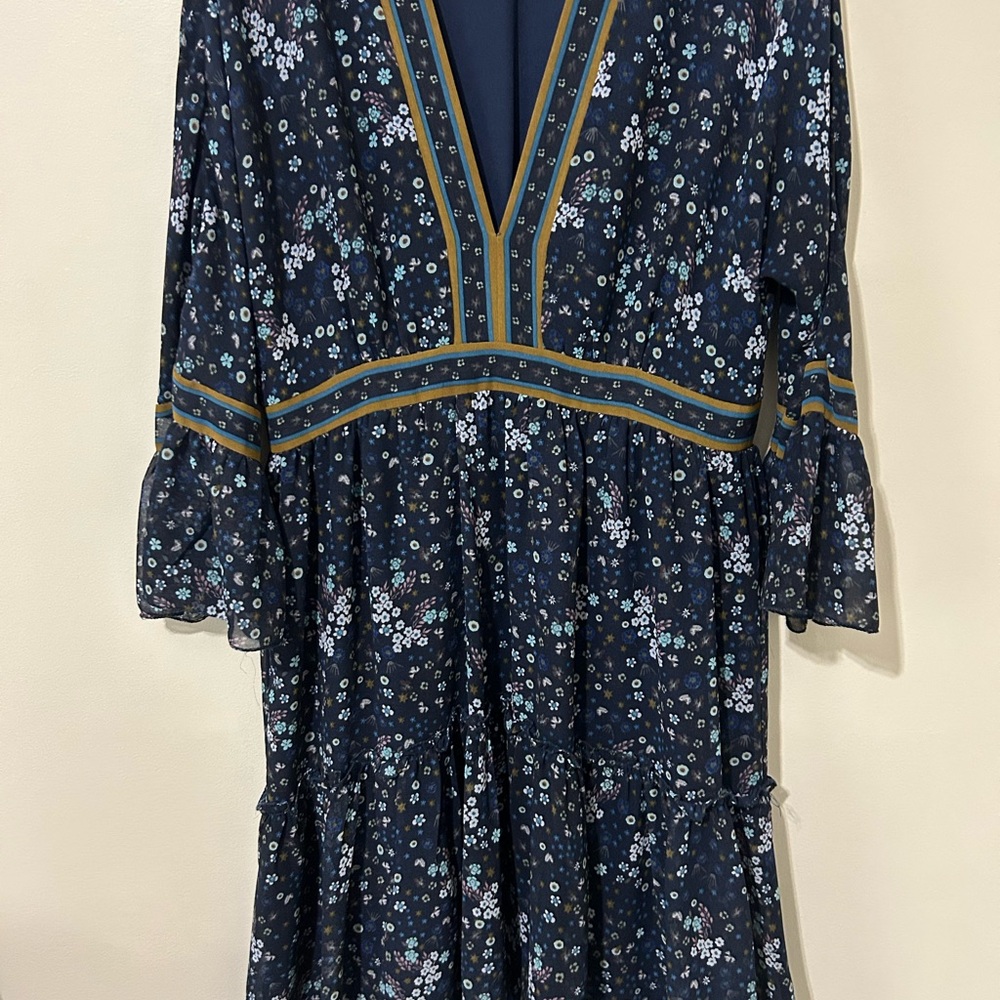 Floral Navy Dress or Top